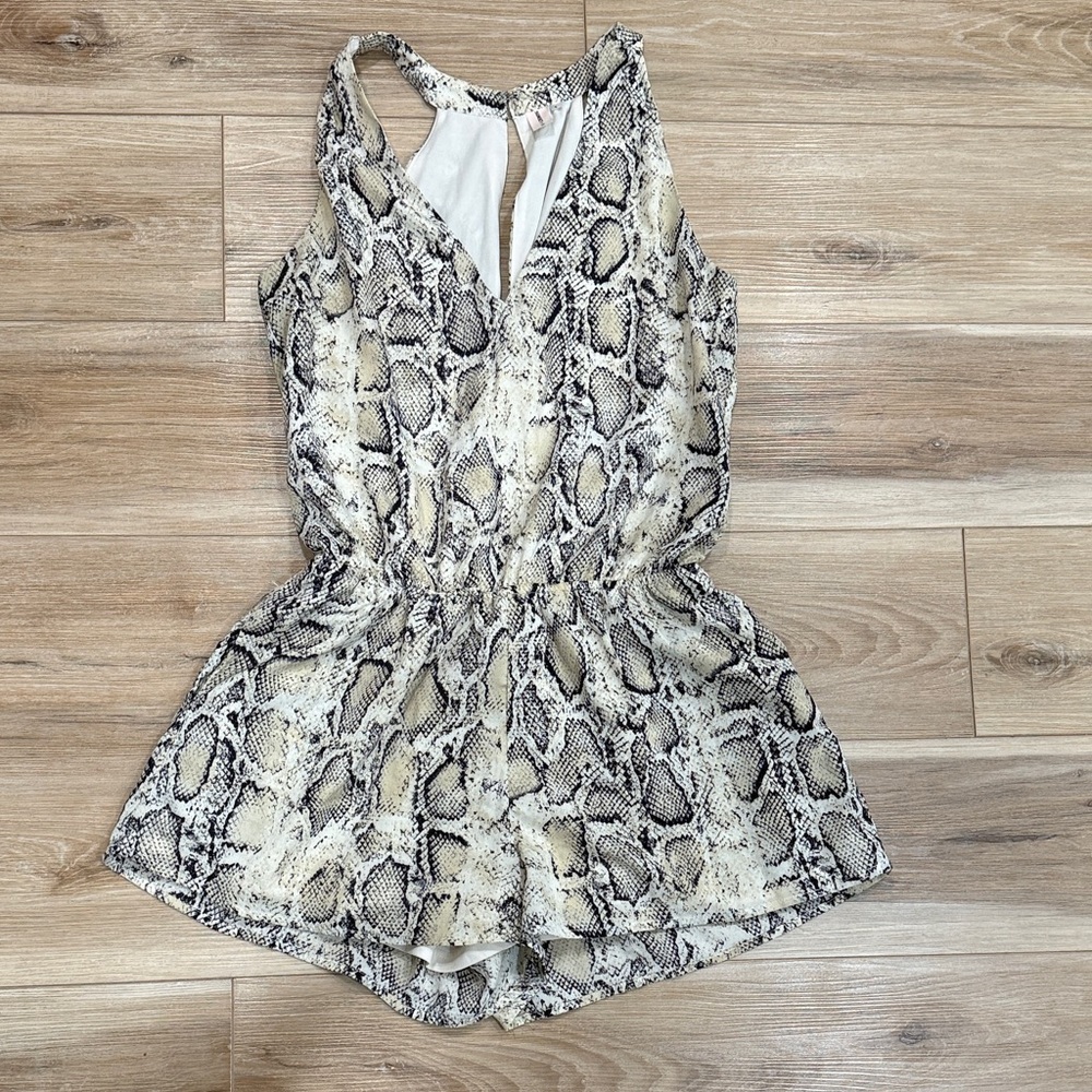 Stylish Snake Print Jumpsuit